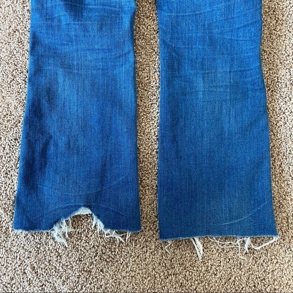 𝅺madewell Cali Demi-Boot Jeans in Bronson Wash: Button-Front Edition Size 27 - Picture 7 of 13
